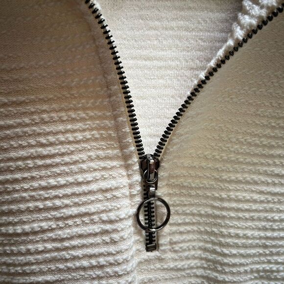 Sweaty Betty Rest Up Half Zip Pullover Top Textured cream xl - Picture 8 of 14